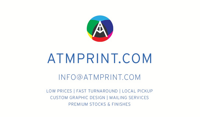 ATM Print brand card